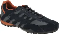 GEOX Sneaker SNAKE, Rauleder, Blau, Herren