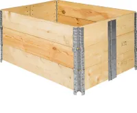 Hochbeet aus Holz 120 x 80 x 19 cm