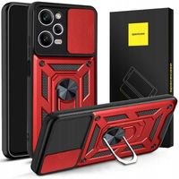 Puzdro na mobilný telefón SPACECASE Camring kompatibilné s Poco X5 Pro/Note 12 Pro červené