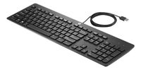 HP USB-Business-Slim-Tastatur, Schwarz