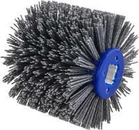 Nylon Satinierwalze 120 x 100 x 19 mm Satinierbürste P80 Schleifwalze Nylonbürste
