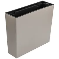 Blumenkasten Blumentopf Balkonkasten Einsatz 58x18x50 cm Mocca glatt