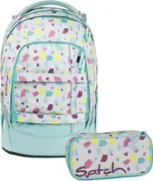 Satch Pack Dreamy Mosaic Schulrucksack Set 2tlg.