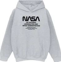 NASA - Mikina s kapucňou pre chlapcov BI2207 (152-158) (sivá)
