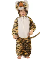 Kleiner Tiger Kleinkinder-Tierkostüm braun-schwarz-weiss