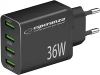 Esperanza EZC107K sieťová nabíjačka 36W čierna