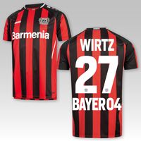 Bayer 04 Leverkusen Heimtrikot Erwachsene Saison 2021/22, Größe:L, Spielername:Wirtz