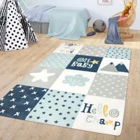TT Home Teppich Kinderzimmer Kinderteppich Spielmatte Babymatte Modern Jungs Mädchen Größe 120x160 cm