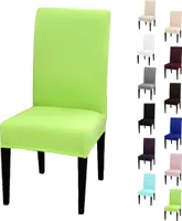 Stuhlhusse Stretch Hellgrün elastischer Universal Stuhlüberzug Esszimmer Stuhlbezug Dehnbar, 1 Stück,