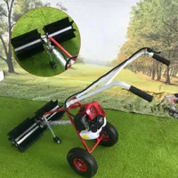 43CC zametací benzínový sněhový frézač 1.7PS elektrický startér Sněhový kartáč na boty Motor Koště 2taktní sběratel listů Elektrický startér