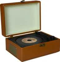 Odtwarzacz płyt z głośnikiem, odtwarzacz płyt w stylu retro z portem USB i pilotem, odtwarzacz płyt CD BT 5.0, płyta U-Disc, gramofon