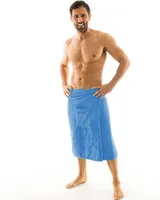 Wellness Saunakilt 70x160 hellblau Baumwolle Frottee 480g/m²