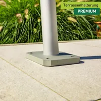Terrassenhalterung für Sonnensegelmast Premium