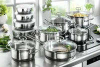 Karcher Kochtopfset JASMIN, 20-tlg., Edelstahl