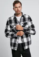 Brandit - Kurtka flanelowa czarny / biały - XL