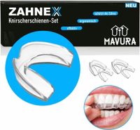 ZAHNEX Premium Aufbissschiene [4erSet] Knirscherschiene Beißschiene Zahnschiene