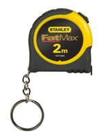 STANLEY Bandmaß FatMax 2 m mit Schlüsselring  FMHT0-33856 Taschenbandmaß Maßband
