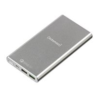 Intenso Powerbank Q10000, Universal, Micro-USB, Lithium Polymer (LiPo), Farbe: Silber