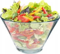 KADAX Salatschüssel, 16,6cm Schüssel, Spülmaschinenfeste Salatschale, Glasschale 1 Stück