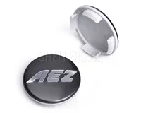 Středová krytka alu kola Ø 56/60mm, AEZ ZA1318K, plast, šedo-černá matná
