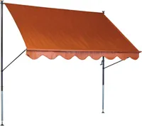 Klemmmarkise Standard 250 cm uni terra