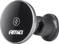 Uchwyt do samochodu na telefon z ładowarką indukcyjną do kratki My Mag 15W AMIO-03773