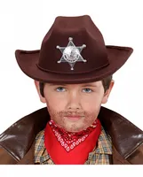 Cowboy Hut mit Diadem für Kinder