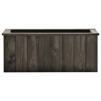 vidaXL Hochbeet Dunkelgrau 74x32x30 cm Kiefer Massivholz