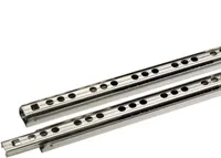 SOTECH 1 Paar (2 St.) Schubladenschienen Teilauszug Länge 342 mm Tragkraft 10 kg Höhe 17 mm
