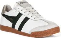Gola Classics Elan Leather In White Green For Women – 3 UK - 36 EU - 5 US / White Green