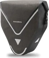 ROCKBROS Fahrrad Gepäckträgertasche 100% wasserdichte Transporttasche Hinterradtaschen Schwarz 20L