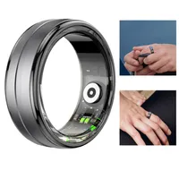 Smart Ring, Schrittzähler, 11# Umfang 65.4 mm Intelligenter Ring, Aluminiumring mit Schlaftracker, Fitness- und Wellness-Tracker, für iOS, Android usw