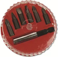 Bitsatz, 7 teilig, mit Box