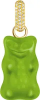 Thomas Sabo PE967-414-6 Großer vergoldeter grüner Goldbären Anhänger mit Steinen Damen