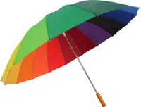 Drizzles - Golfový dáždnik Rainbow pre mužov/dámy Uni UM329 (jedna veľkosť) (farebný)