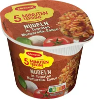 Maggi - 5 Minuten Terrine - Nudeln in Mozarella Sauce - 55g