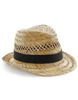 Beechfield Straw Summer Trilby
