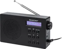 SILVERCREST Radio DAB+ Taschenradio Trage-Radio Musikradio »SDR 15 A2« schwarz