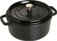 Staub Cocotte rund Schwarz 24cm Bräter