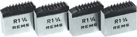 Rems Schneidbacken für Eva / Amigo R 1 Zoll 1 Satz Rohrgewinde rechts
