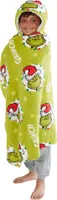 The Grinch - Kapuzendecke für Kinder TA12946 (Einheitsgröße) (Grün/Rot/Weiß)