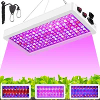 100W 2500lm Pflanzenlampe Led Vollspektrum Zimmerpflanzen UV Grow Lampe Pflanzenlicht für Pflanzen Gemüse Blumen (VEG und BLOOM Doppelschalter)