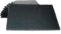 12x Schieferplatten 20 x 30 cm Tisch-Set Untersetzer Servierplatte Naturschiefer