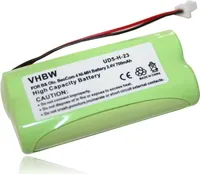 vhbw Akku Ersatz für CTP950 für schnurlos Festnetz Telefon (700 mAh, 2,4 V, NiMH)