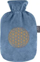 Fashy Wärmflasche Mit Bezug Blau -