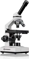 Bresser Optics ERUDIT, Optisches Mikroskop, Schwarz, Weiß, Aluminium, Kunststoff, 400x, 40x, LED