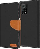 Pouzdro na mobilní telefon Xiaomi Mi 10T / Mi 10T Pro Case Wallet Flip Case Protective Cover Fabric Cover