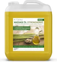 Kitama Aroma Massageöl Zitronengras 5-Liter 5L I Pflegendes Körperöl für Massagen I Aroma-Öl für Massage, Thai-Massage & Spa
