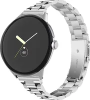 INF Edelstahl-Uhrenarmband für Google Pixel Watch – 20 mm Silber