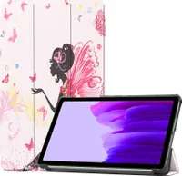 Case2go - Hülle kompatibel mit Samsung Galaxy Tab A7 Lite (2021) - Tablet-Hüllen - Kunstleder  Tablet Case Schutzhülle - Blumenfee
